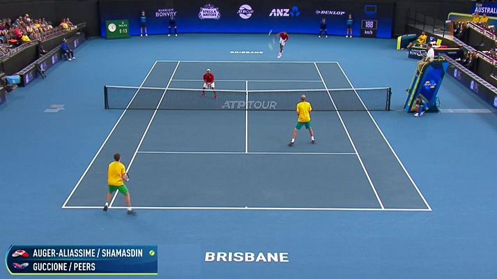 Tenis - ATP Cup 3º partido dobles: Canadá - Australia