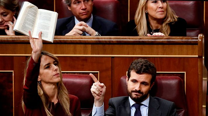 Telediario 1 - Los momentos más destacados del debate de investidura en un minuto