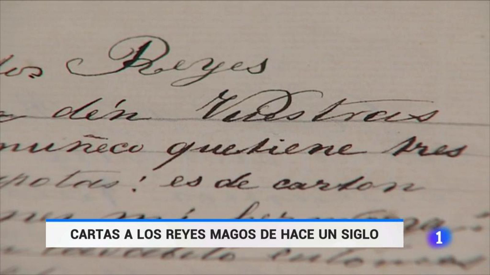 Cartas a los Reyes Magos de hace un siglo