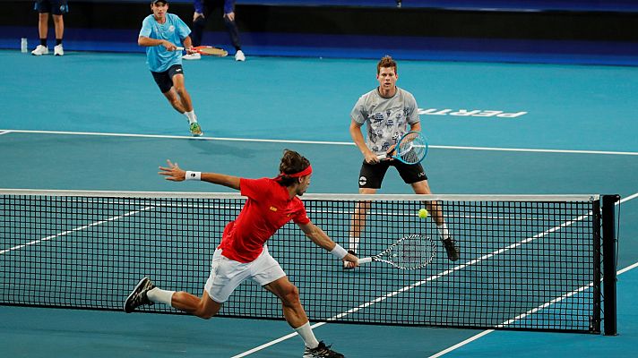 Tenis - Tenis - ATP Cup 3º partido dobles: España - Uruguay