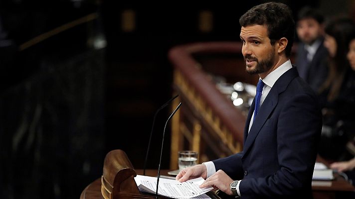 Especiales informativos - Casado califica de "ultra" el futuro Gobierno de Sánchez