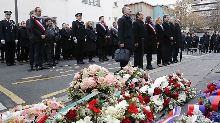 Telediario 1 - Quinto aniversario del ataque a Charlie Hebdo