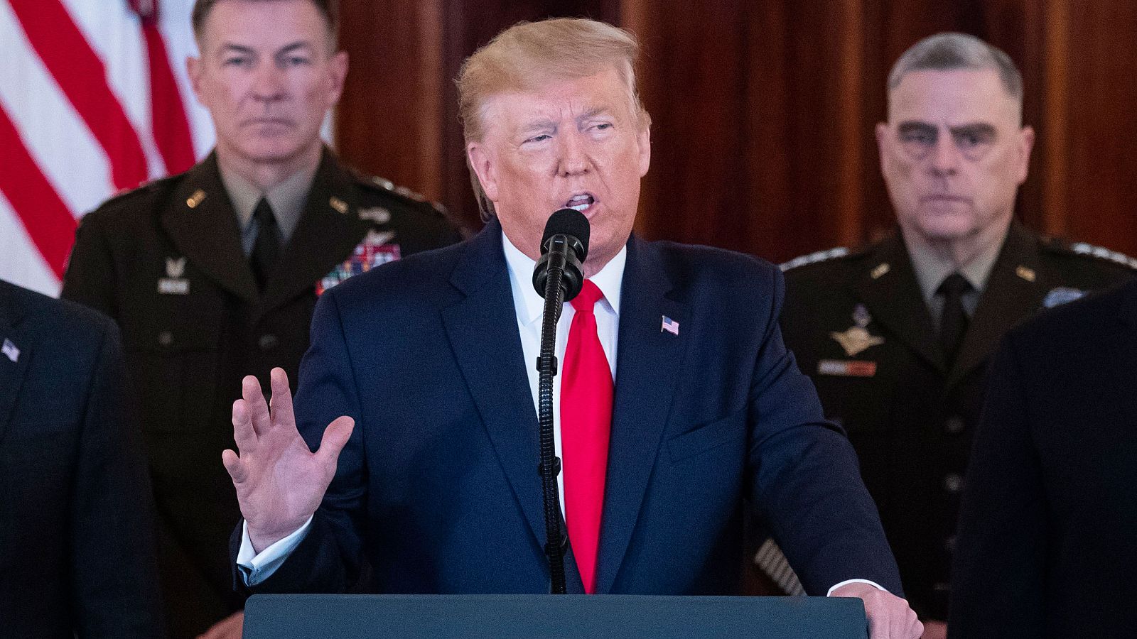 Trump rebaja la tensión con Irán a pesar de anunciar "sanciones inmediatas"