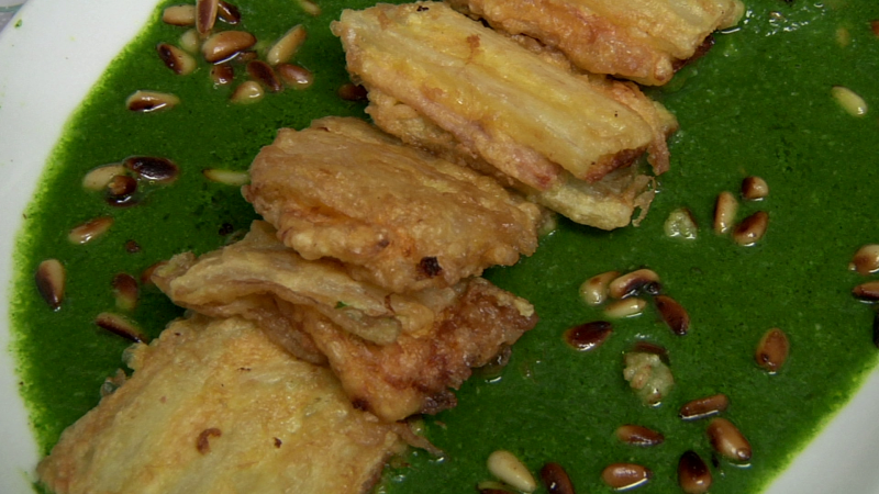 Aquí la Tierra - Una rica receta de acelgas con queso y jamón