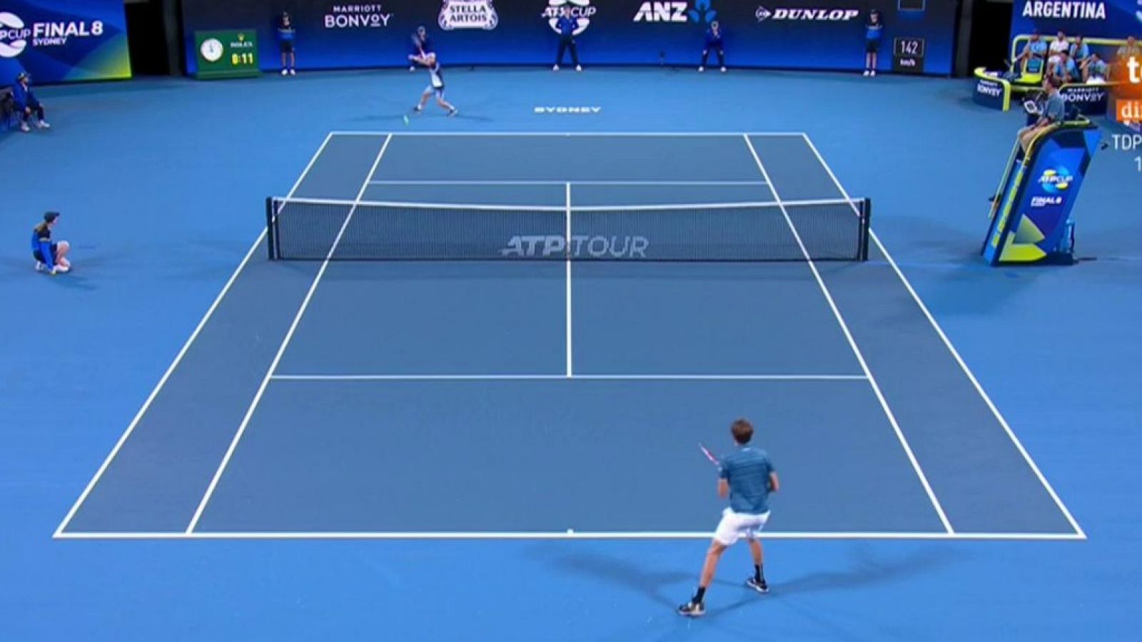 Tenis - ATP Cup 1/4 Final. 2º. partido individual: Argentina - Rusia - ver ahora