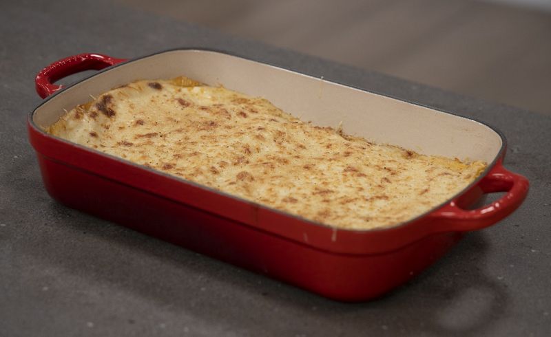 "Lasaña con gambas, langostinos y merluza" de Dani García | Ver