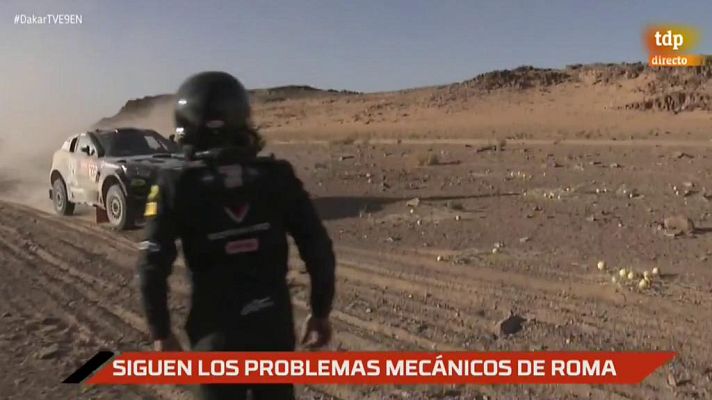Dakar - Nani Roma tiene un pinchazo y pierde cinco horas