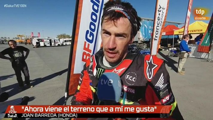 Dakar - Joan Barreda "Ahora viene el terreno que a mí me gusta"