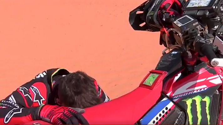 Dakar - Kevin Benavides se despide del Dakar entre lágrimas