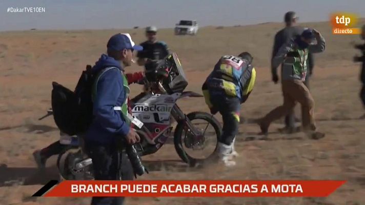 Dakar - El premio es terminar: Fausto Mota remolca a Branch hasta la meta