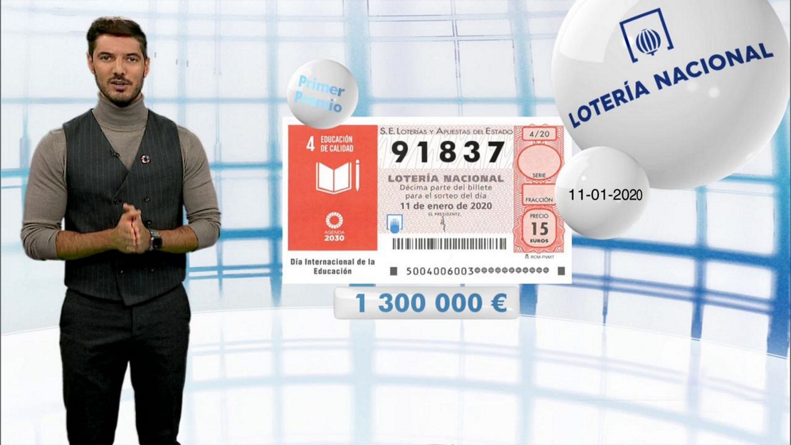 Lotería Nacional - 11/01/20 - ver ahora