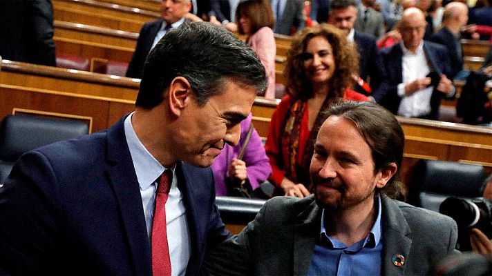 Informativo 24h - Sánchez mezcla fieles y técnicos en el primer gobierno de coalición de izquierdas