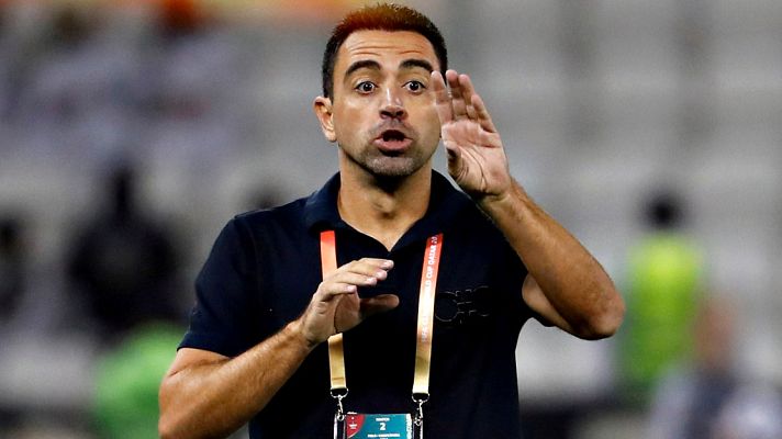 Telediario 1 - Xavi Hernández no oculta su deseo de entrenar al FC Barcelona