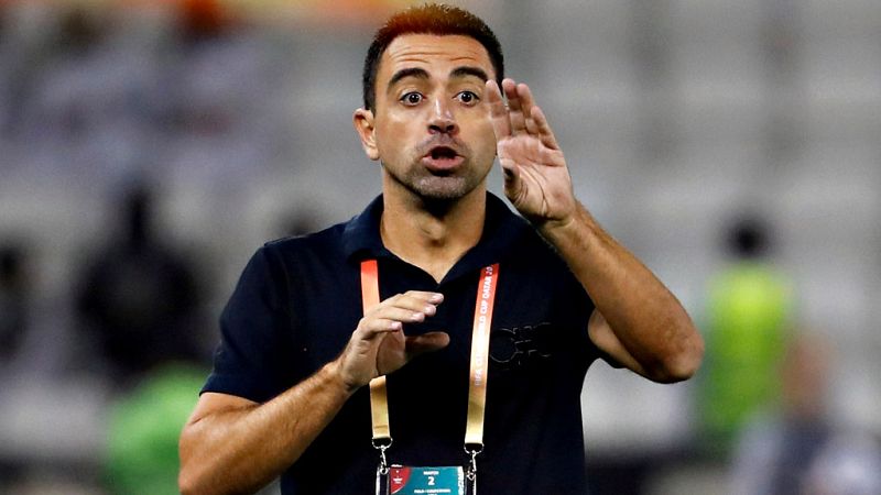El exjugador del FC Barcelona Xavi Hernández ha rechazado dirigir  al conjunto culé de inmediato porque está "centrado" en el Al Sadd,  con quien disputará la final de la Crown Prince Cup tras ganar este  sábado al Al-Rayyan, y confirmó las conversac