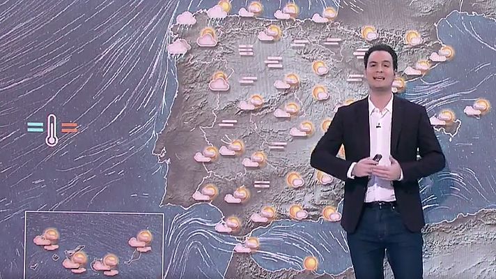 El tiempo - Temperaturas bajas, nieblas y nubes altas en la Península