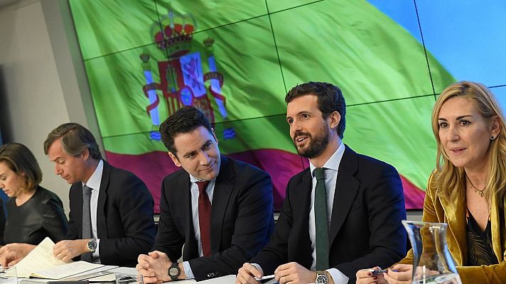 Telediario 1 - Casado: "No lideraré un PP bronco ni tampoco ingenuo"