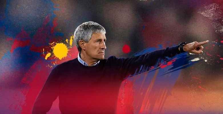 Telediario 1 - Setién, un enamorado del fútbol de toque, para reconducir al Barça