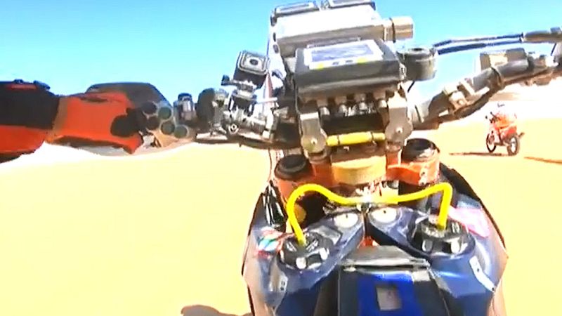 Dakar 2020 - Nos subimos a una moto del Dakar - Dakar | Ver