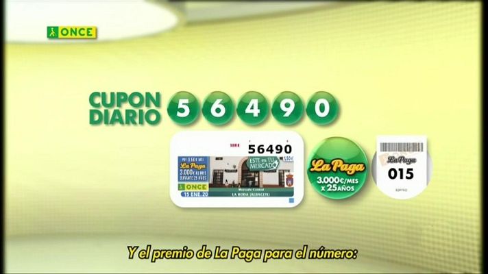 Sorteos ONCE - Sorteo ONCE - 15/01/20