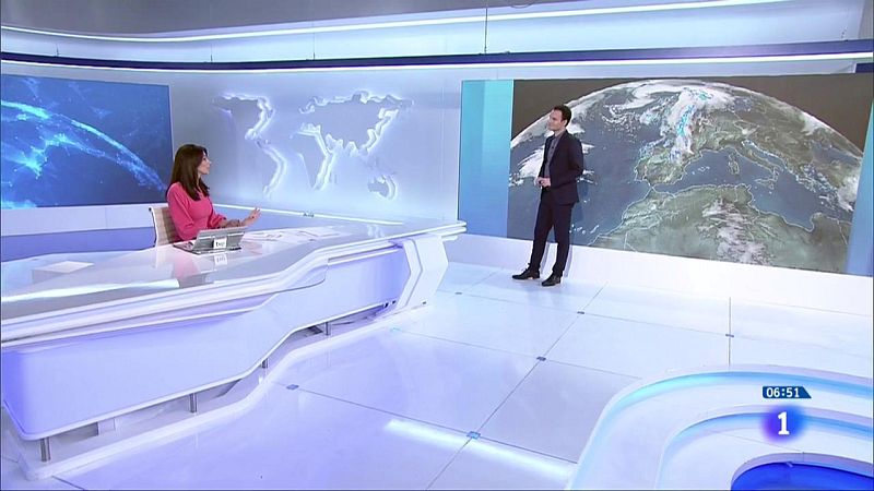 Lluvia en la mitad noroeste y descenso térmico, salvo en el Mediterráneo - RTVE.es - El tiempo | Ver