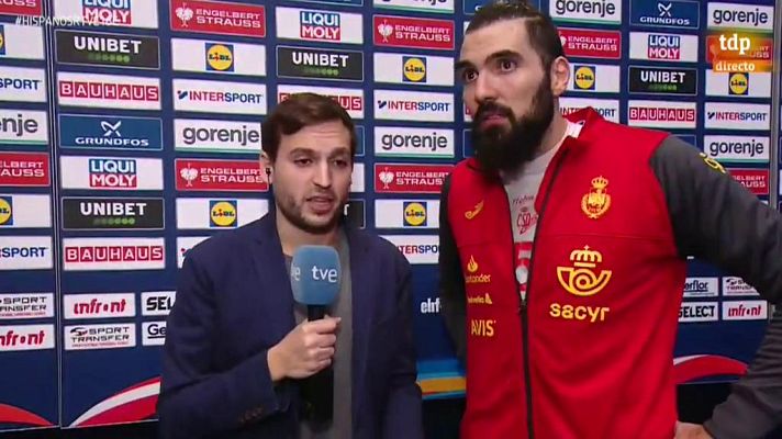 Europeo de Balonmano - Maqueda, 'MVP' del España - Austria: "Nos quedan dos partidos, tenemos que seguir como hasta ahora"