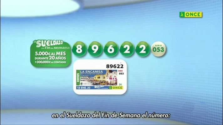 Sorteos ONCE - Sorteo ONCE - 18/01/20