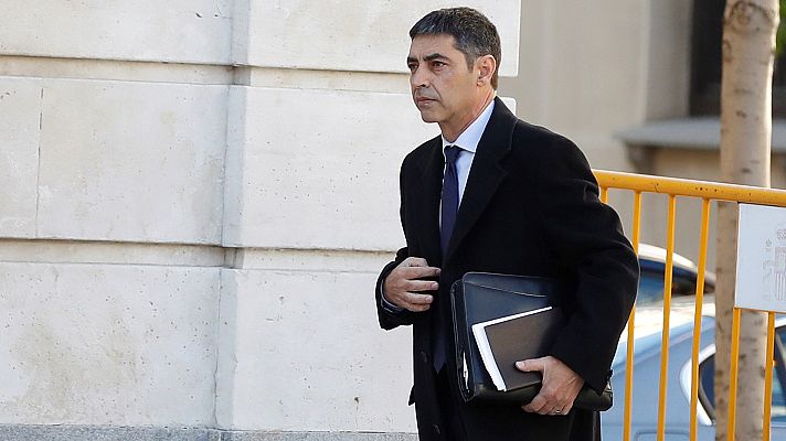 Telediario 1 - Arranca en la Audiencia Nacional el juicio contra quien fuera mayor de los Mossos d'Esquadra Josep Lluís Trapero