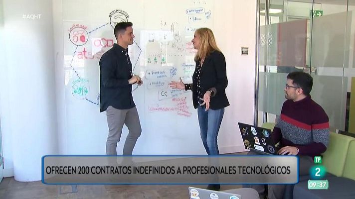 Aquí hay trabajo - Ofrecen 200 contratos indefinidos en empresa tecnológica