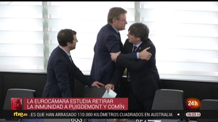 Parlamento - La Eurocámara estudia el suplicatorio de Puigdemont y Comín