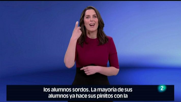 En lengua de signos - Un colegio de León piensa en las personas sordas