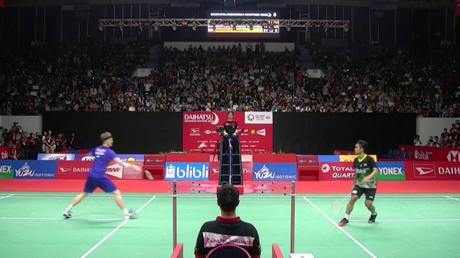 Bádminton - Indonesia Masters Final Individual masculina: A.S. Ginting - A. Antonsen - ver ahora