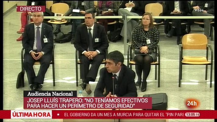  - Trapero asegura que le desaconsejaron establecer un cordón policial ante la Consellería de Economía