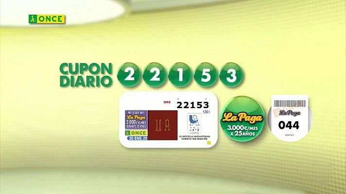 Sorteos ONCE - Sorteo ONCE - 20/01/20