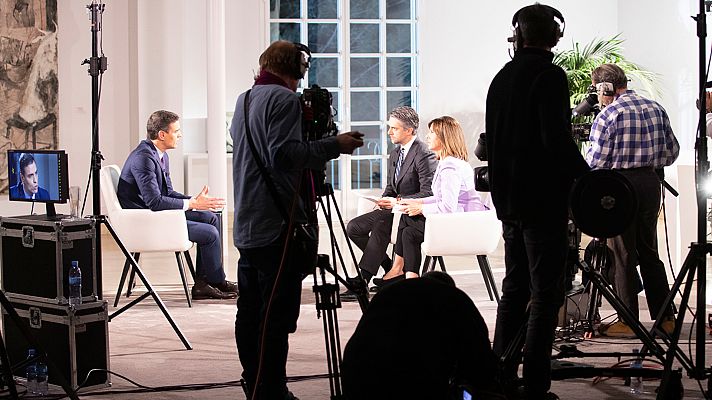 Especiales informativos - Sánchez afirma su voluntad de "desbloquear" el nombramiento del consejo de administración de RTVE