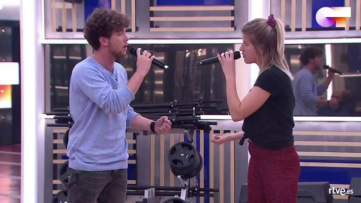 OT 2020 - Jesús y Samantha cantan "Mediterráneo" en el primer pase