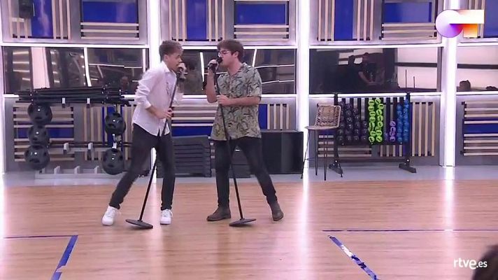 OT 2020 - Hugo y Gèrard interpretan "Sucker" primer pase de micros