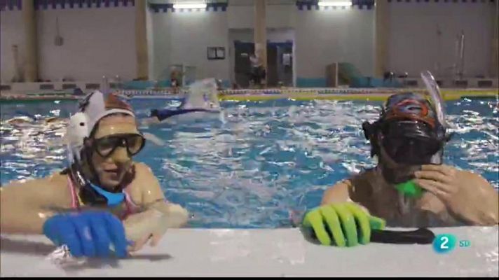 Insòlits - L'hoquei subaquàtic amb aletes i stick