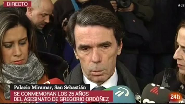 Informativo 24h - Aznar y Casado recuerdan a Gregorio Ordóñez, "un ejemplo para las generaciones jóvenes", en el 25º aniversario de su asesinato por ETA