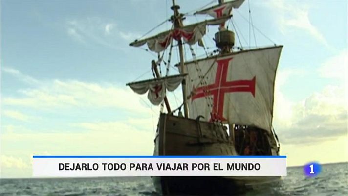 Telediario 1 - Dar la vuelta al mundo, un sueño que cada vez más gente hace realidad