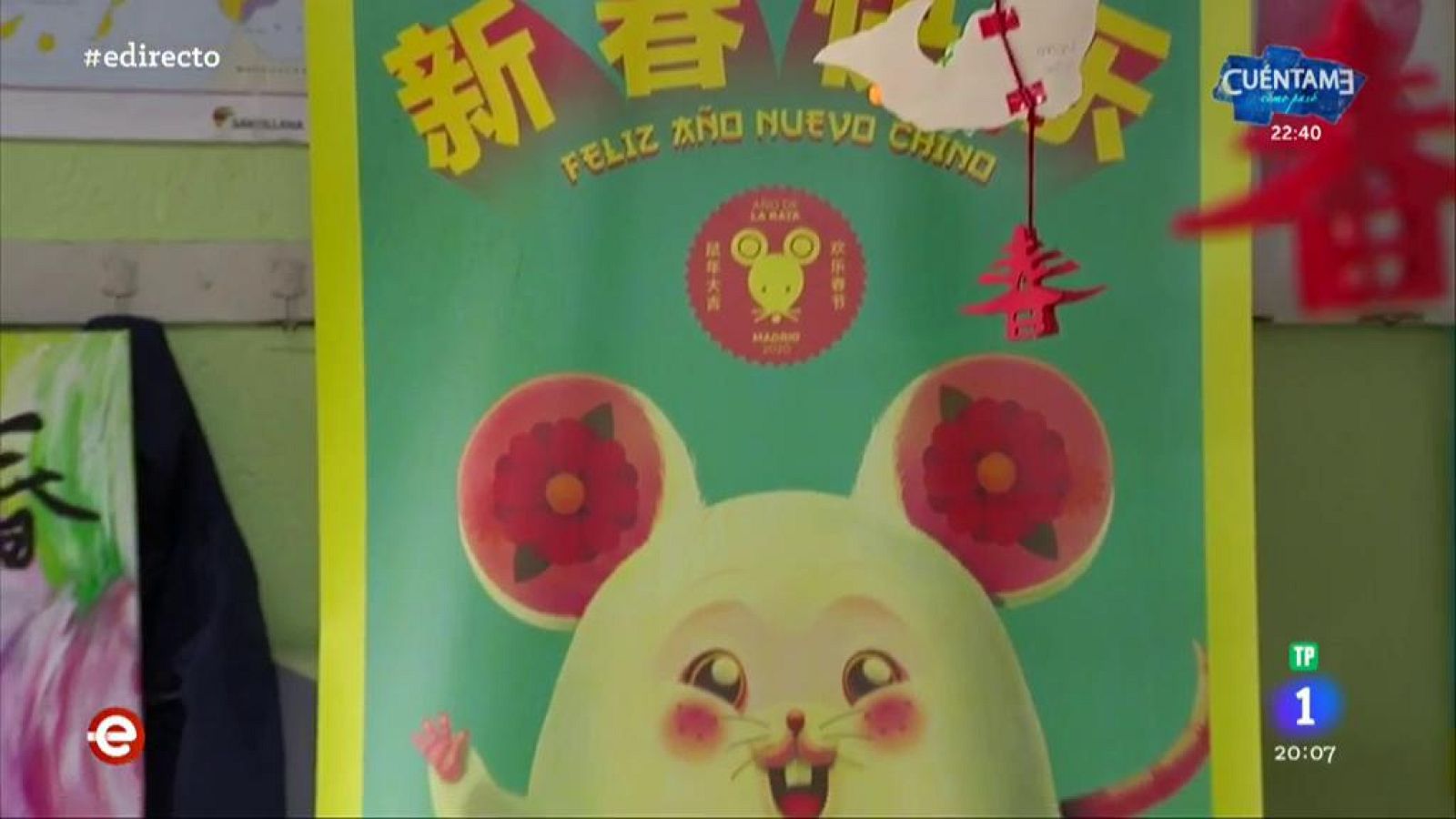 Todo preparado para recibir el Año Nuevo Chino - España Directo | Ver