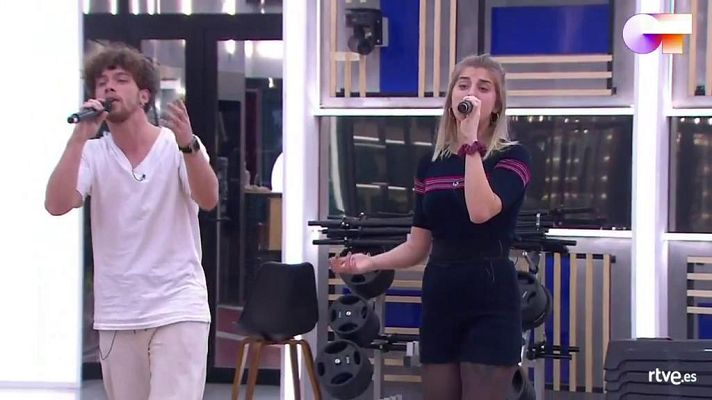 OT 2020 - Jesús y Samantha cantan "Mediterráneo" en el segundo pase de