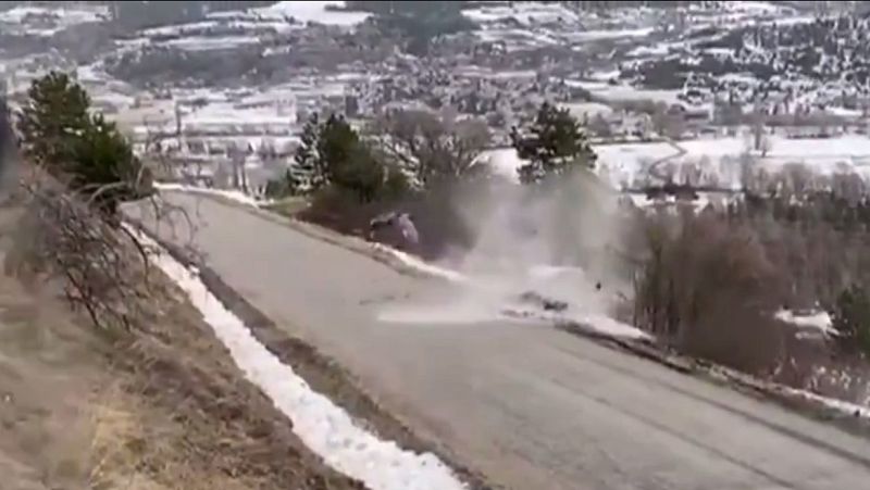 Brutal accidente de Ott Tänak durante el rally de Montecarlo - Conexión tdp | Ver