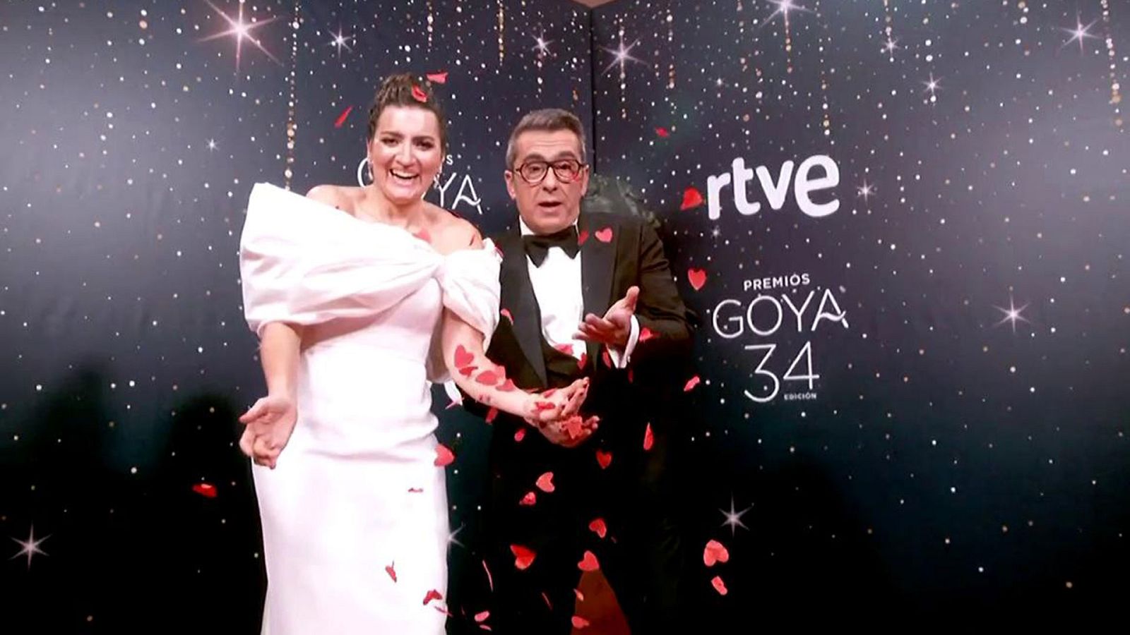 Premios Goya ¿ Silvia Abril y Andreu Buenafuente, en la cámara glamur antes de presentar los Goya 2020