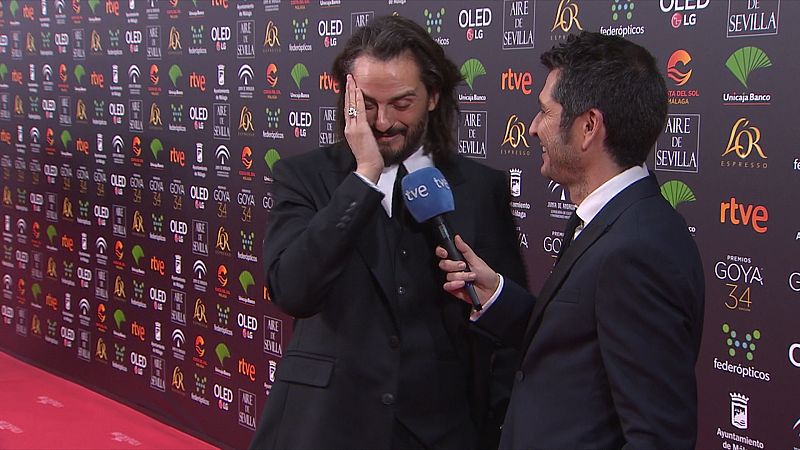 Goya 2020 - El apuro de Asier Etxeandía en la alfombra roja - RTVE.es | Ver