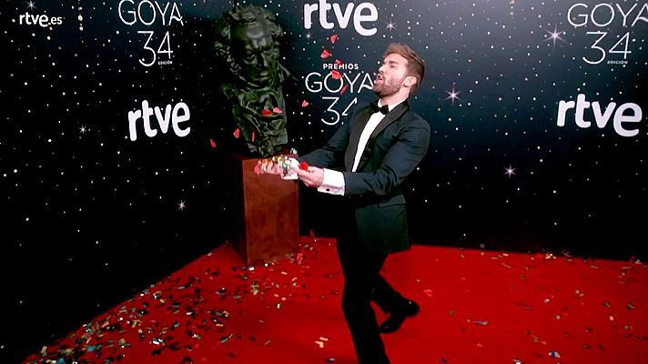 Premios Goya - Pablo Alborán, antes de actuar en los Goya