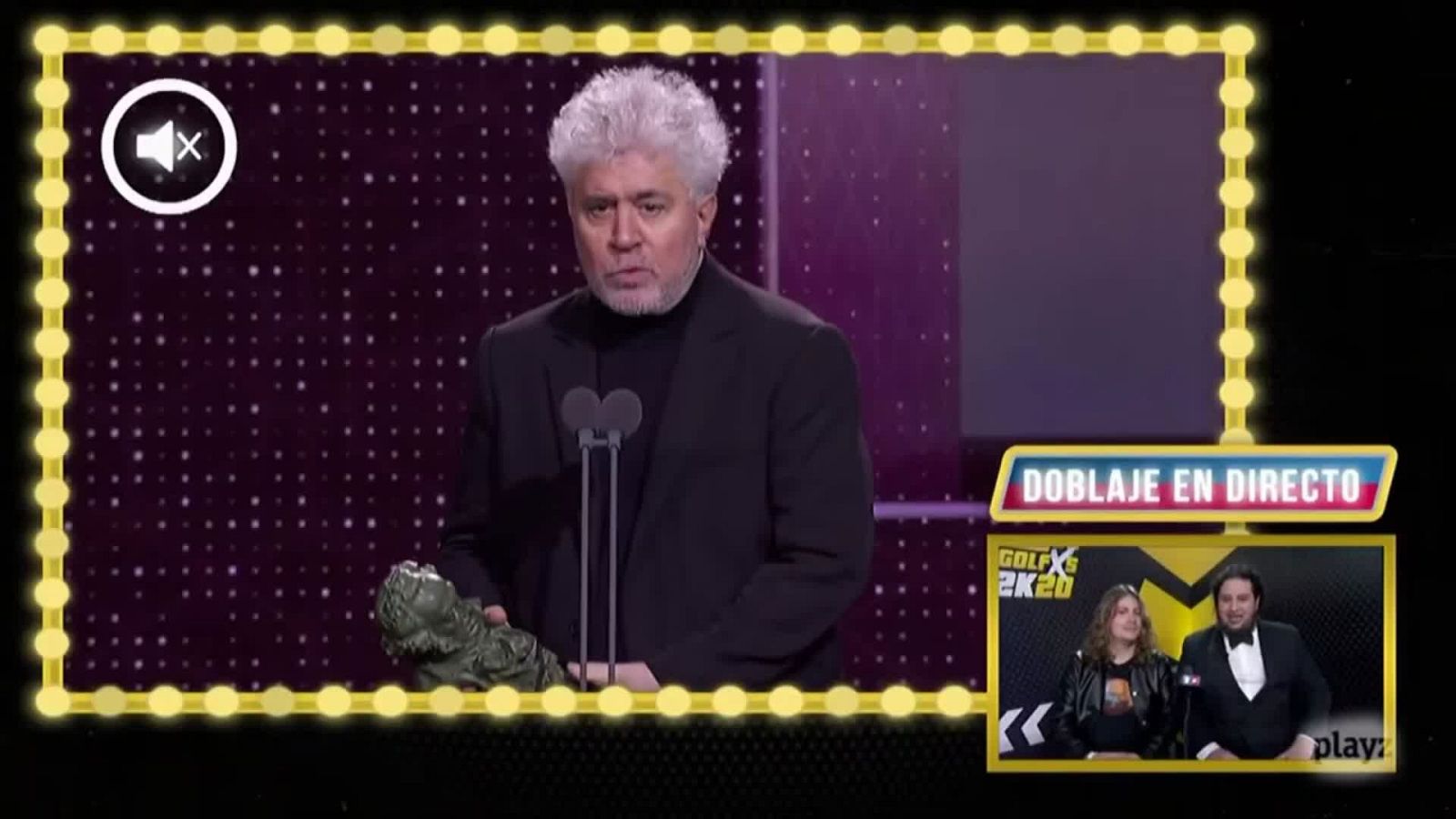 Pedro Almodóvar ha ganado el Goya al mejor guión original y Caravaca da su particular versión del mismo hablando de fotocopias, un negocio en expansión.