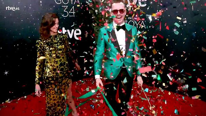 Premios Goya - Macarena Gómez y Aldo Comas, divertidos en la cámara glamur