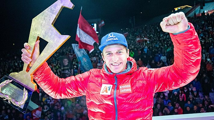 Telediario 1 - Matthias Mayer rompe el maleficio de Austria en el 'infierno' de Kitzbuhel