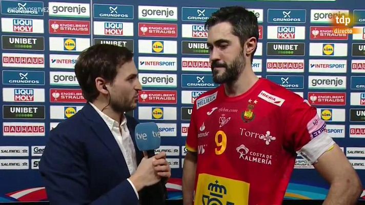 Europeo de Balonmano - Entrerríos: "Era muy merecido que, de una vez, estuvieramos clasificados para Tokio y más de esta forma"