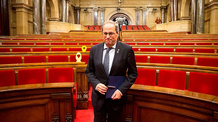 Informativo 24h - La Mesa del Parlament acata la orden de la Junta Electoral y avala retirarle a Torra su acta de diputado